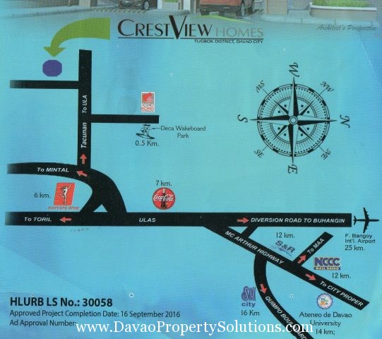 CrestView Homes | Brgy. Ula, Tugbok District, Davao City