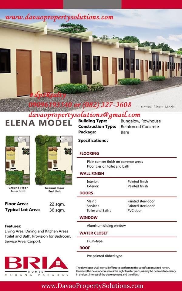 ELENA MODEL - Davao Property Solutions