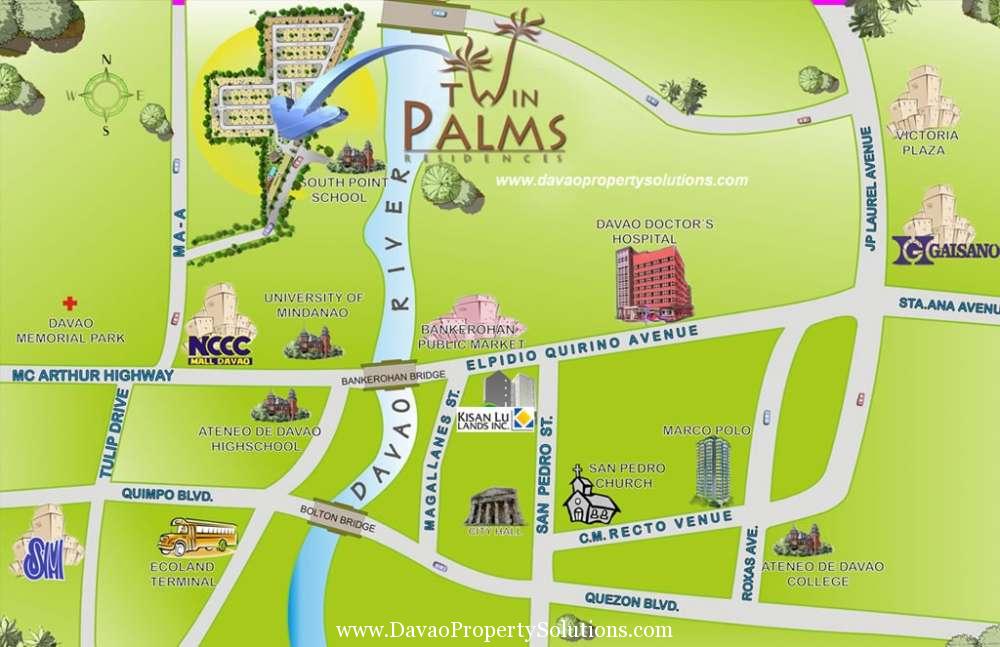 Maa Davao City Map Twin Palms Davao City | Davao Property Solutions