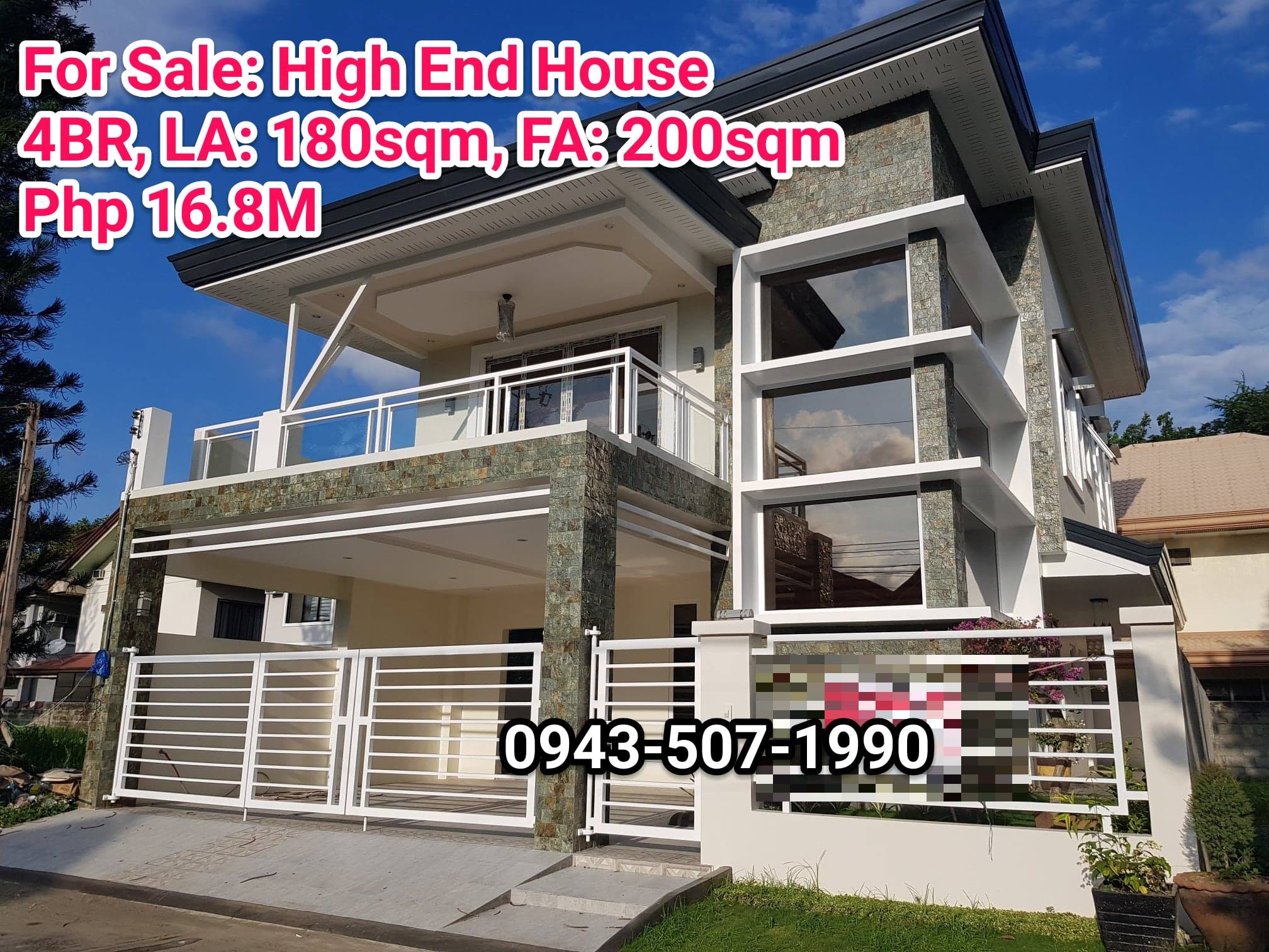 4 Bedrooms, High-End Village Ma-a Davao City 0943-507-1990 (...