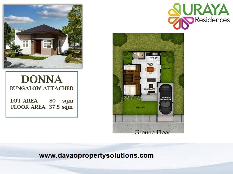 Uraya Residences, Catalunan Grande, Davao City
 Donna House ...