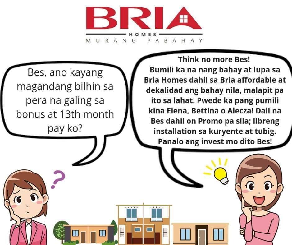 BRIA HOMES nasa Davao Na! 
 Soon to open in Calinan Davao Ci...