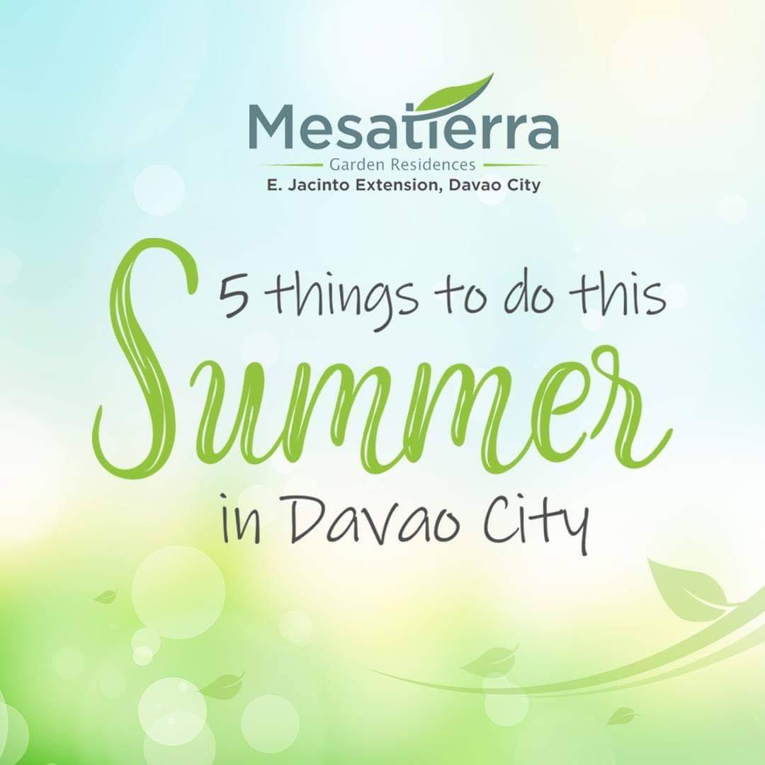 5 Things to Do this Summer in Davao City:
 (1) Zipline (Skyr...