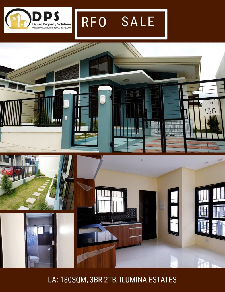 Ready for Occupancy House for Bank Financing
 Ilumina Estate...