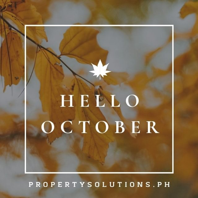 Hello October!
