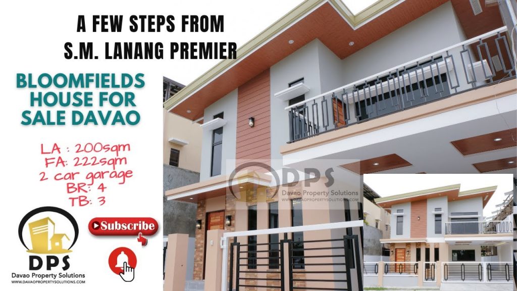 House in Bloomfields Davao, a few steps from SM Lanang Premier | DavaoPropertySolutions