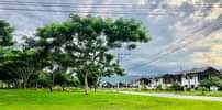 Ist möglicherweise ein Bild von Wolken, Gras, Baum und Straße