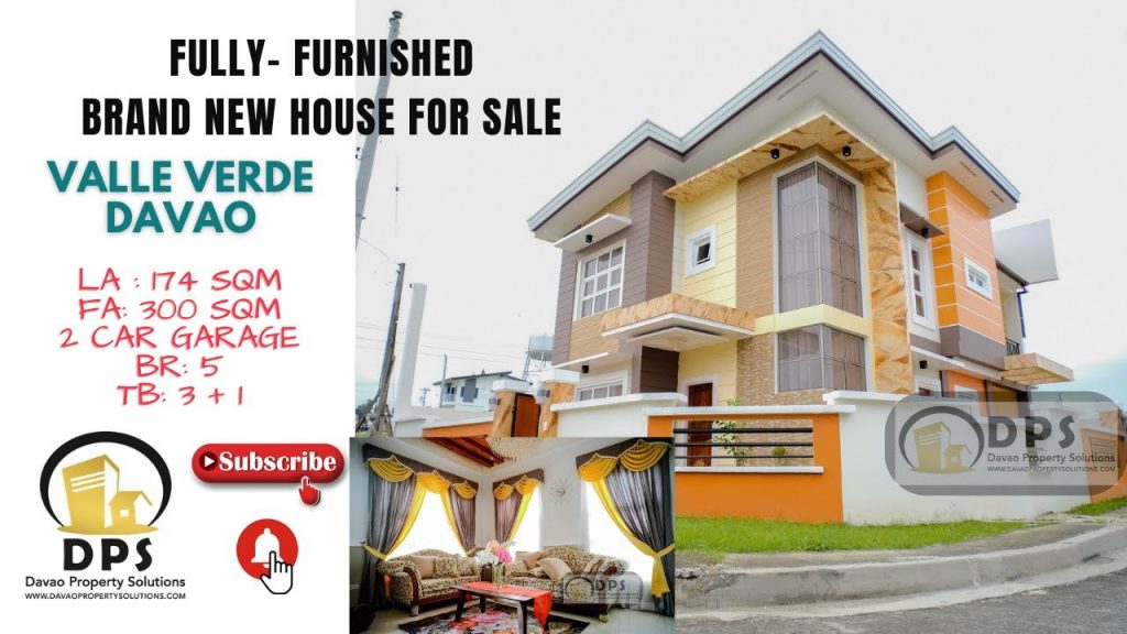 Fully- Furnished, Newly Built, Big House in Valle Verde Panacan Davao City | DPSRealty