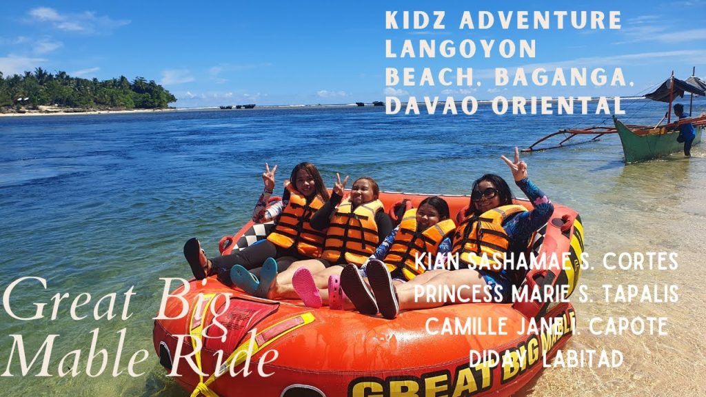 Kiddos Ride Great Big Mable Ride | Langoyon Beach Resort and Mangrove ...