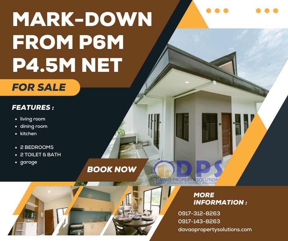 Ready for Occupancy Fully Furnished House for Sale or Rent in Narra Park Residences Davao City