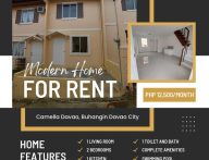 For Rent Newest 2-Bedroom House in Camella Davao