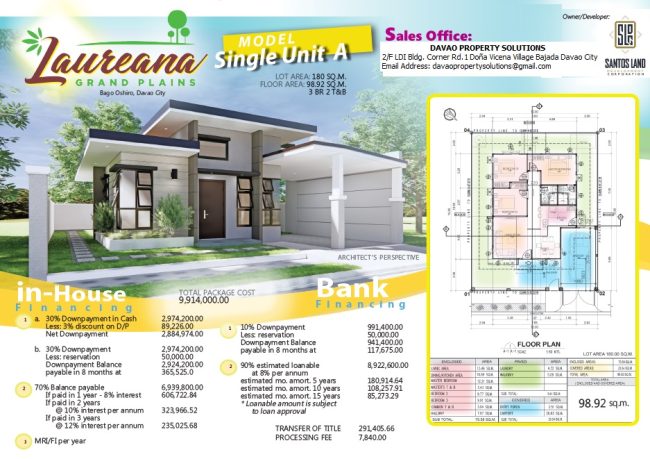 Laureana Single Unit A 2 - Davao Property Solutions