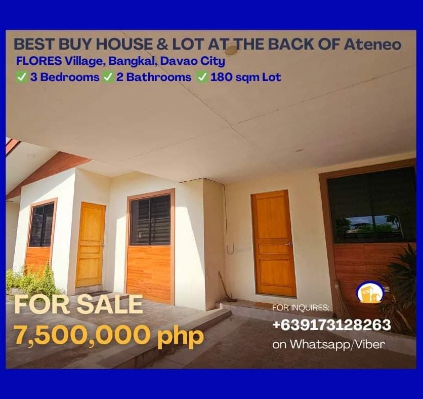 Flores Village Bangkal Davao House for Sale - Davao Property Solutions