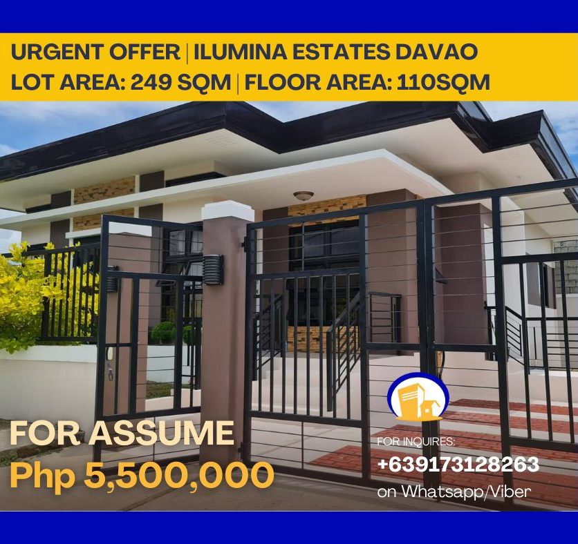 Ilumina Estates Bungalow House for Assume1.1 - Davao Property Solutions