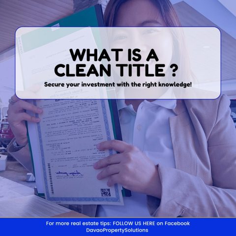 CLEAN TITLE - Davao Property Solutions