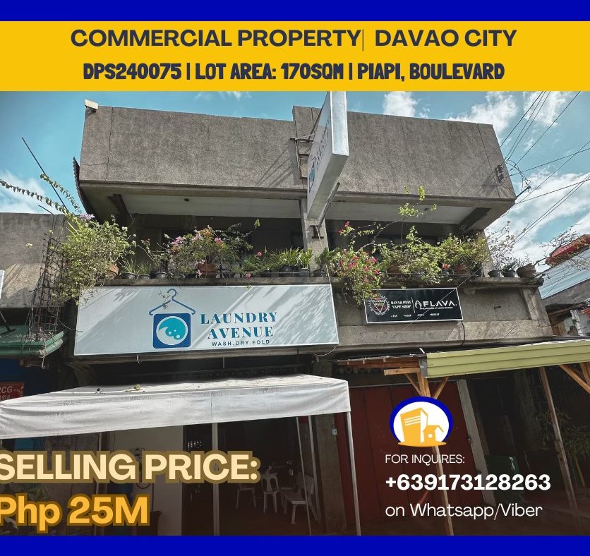 Commercial Property for Sale in Piapi Boulevard Davao City - Davao Property Solutions