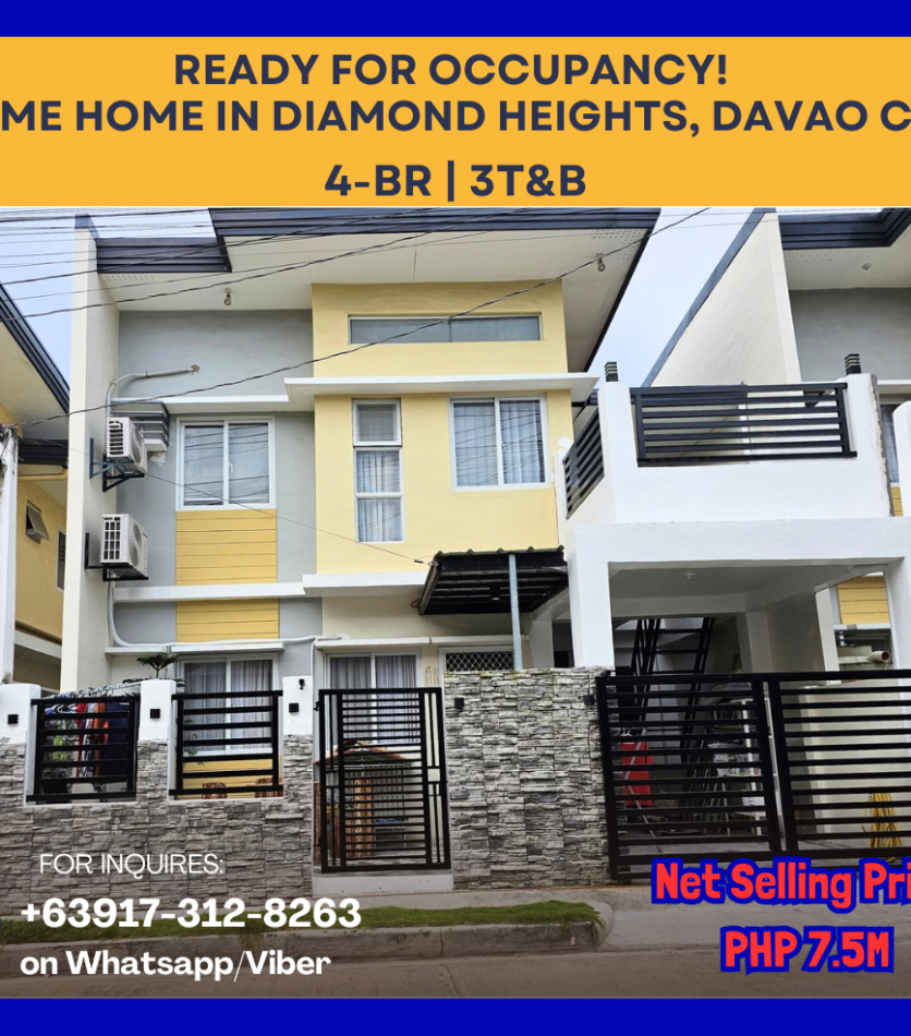 DPS250024 RFO DIAMOND HEIGHTS - Davao Property Solutions