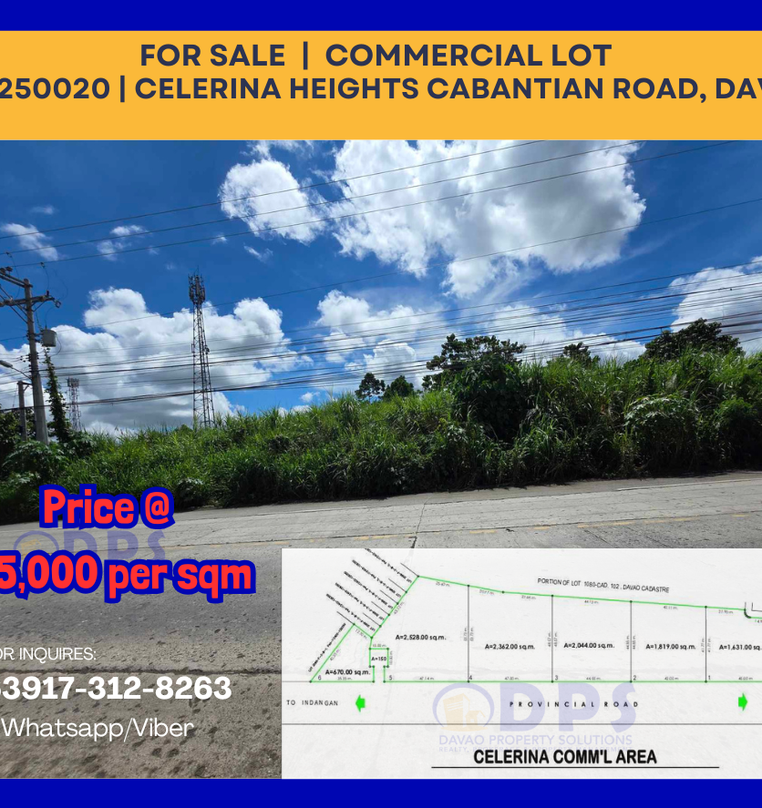 DPS250020 COMMERCIAL CELERINA - Davao Property Solutions