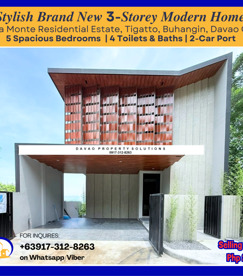 DPS250077 ALTA MONTE ESTATES HOUSE 28M - Davao Property Solutions