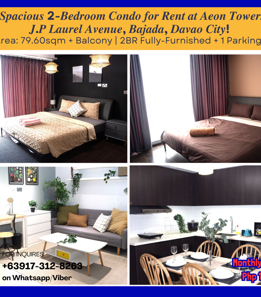 DPS250080 2BR CONDO in AEON TOWERS - Davao Property Solutions