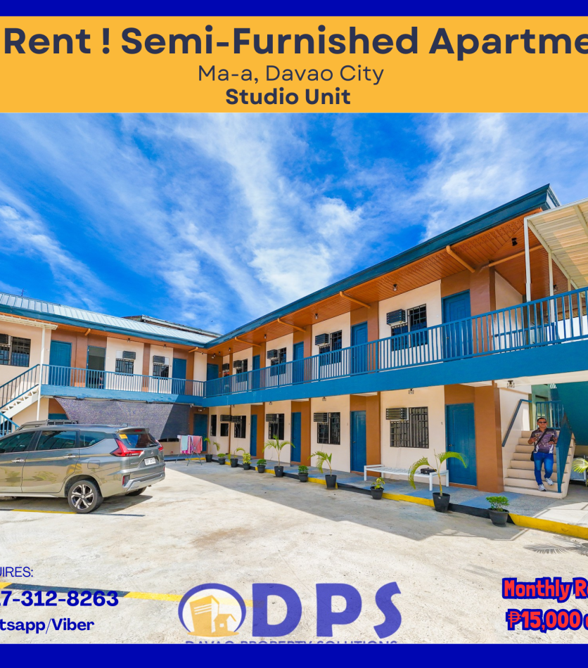 DPS250091 STUDIO APARTMENT MAA - Davao Property Solutions