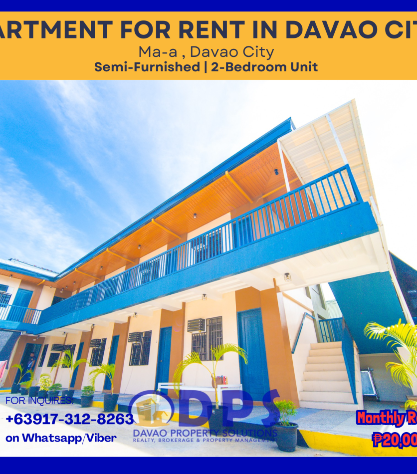 DPS250092 2BR APARTMENT MAA - Davao Property Solutions