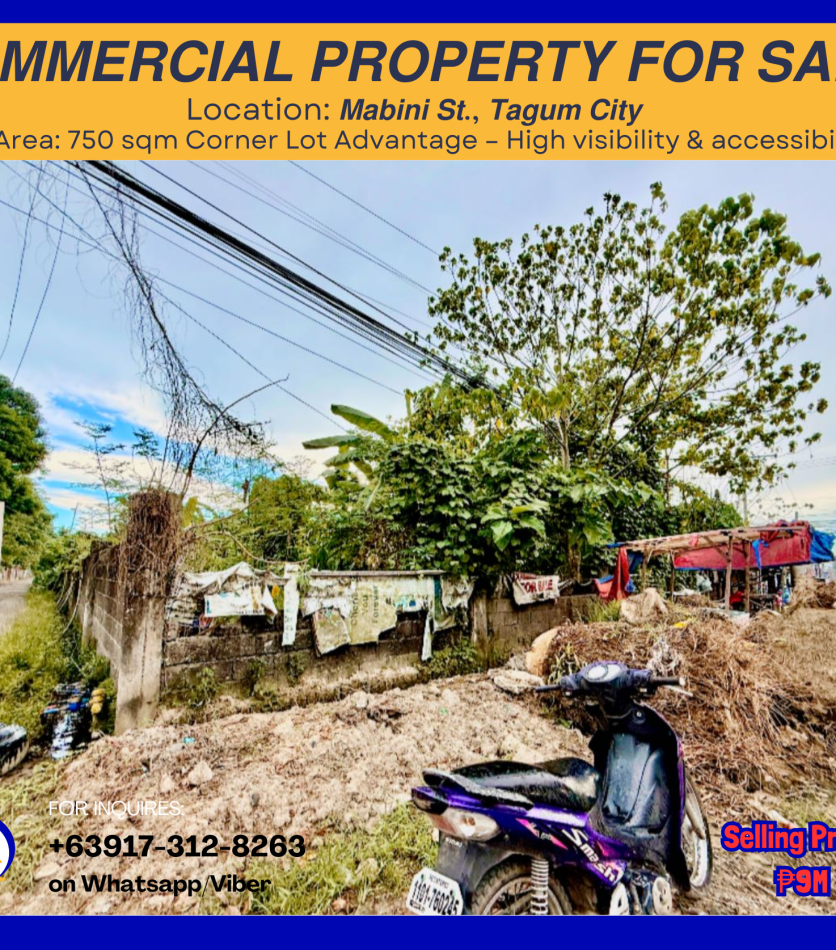 DPS250096 750sqm COMMERCIAL LOT IN TAGUM - Davao Property Solutions