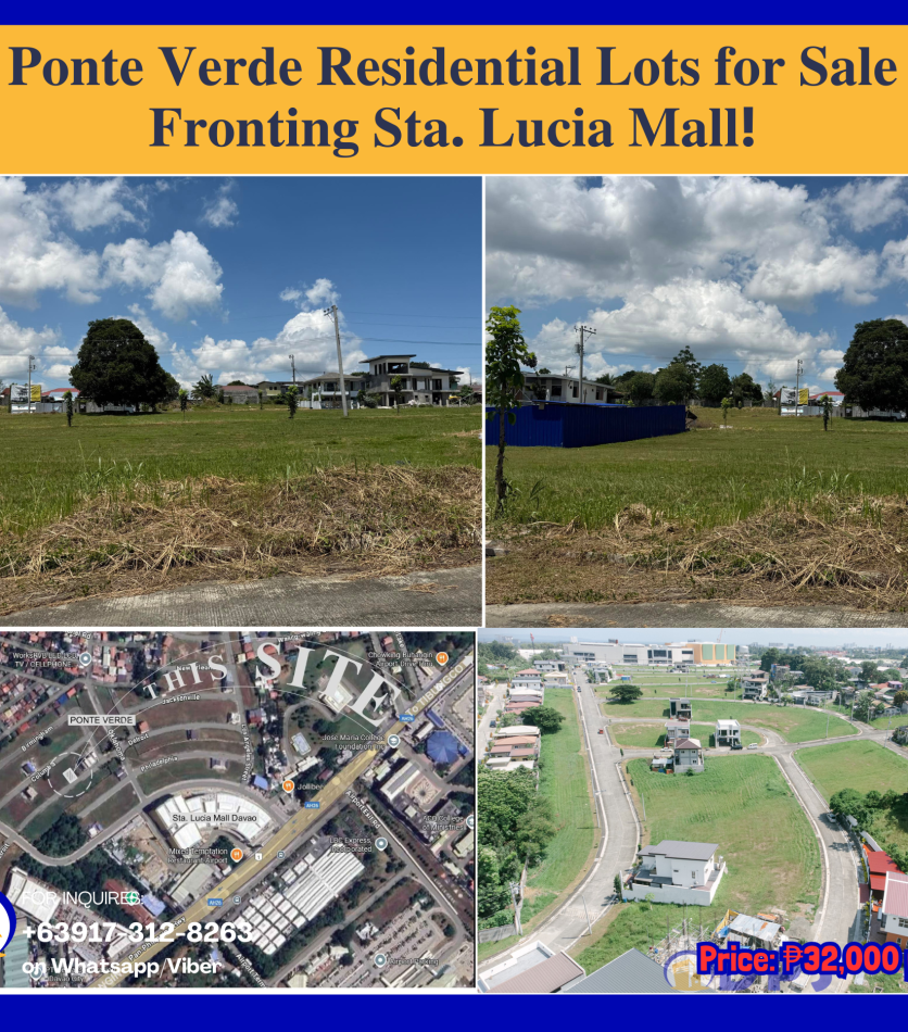 Home 17 DPS250102 408 sqm Ponte Verde Lot - Davao Property Solutions