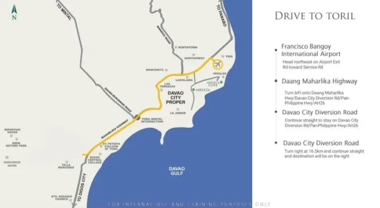 Ascenda Davao Map