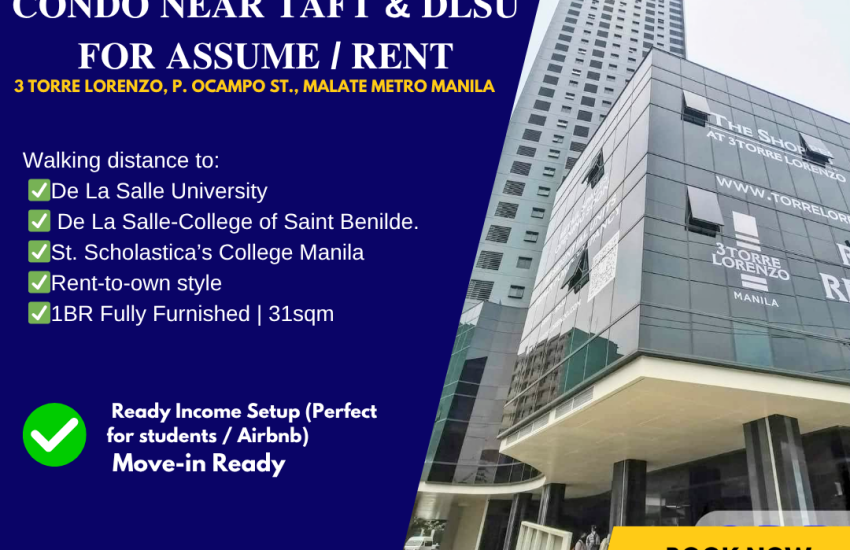 Home 7 DPS260041 3TORRE LORENZO CONDO MANILA 2 - Davao Property Solutions