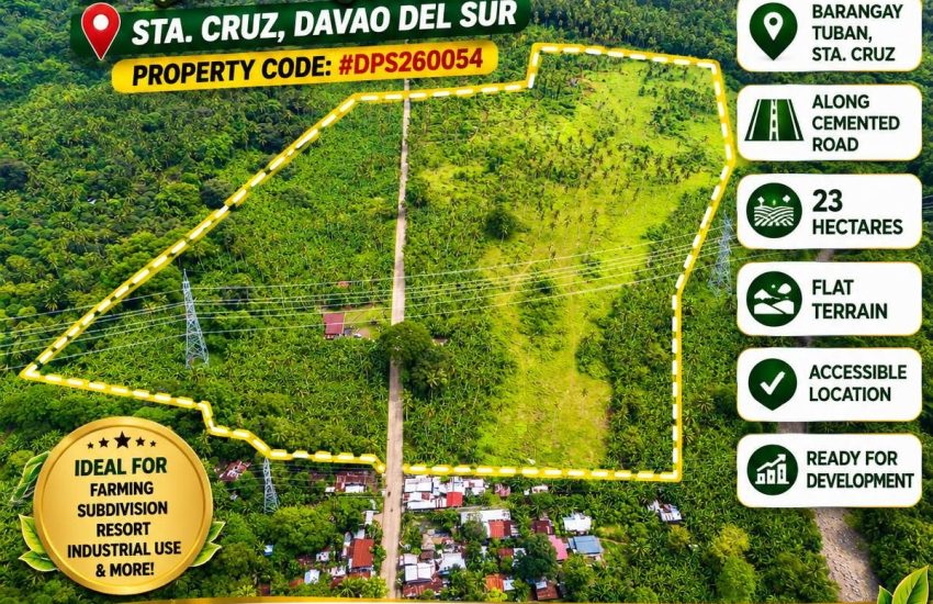 Home 2 23HECTARES Sta cruz lot - Davao Property Solutions