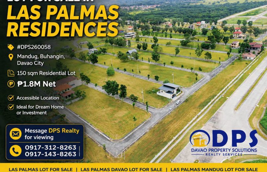 Home 7 Las palmas lot for sale - Davao Property Solutions
