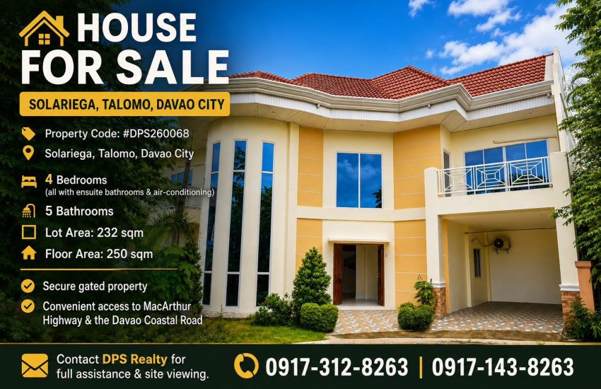 Home 2 Solariega Davao House for Sale - Davao Property Solutions