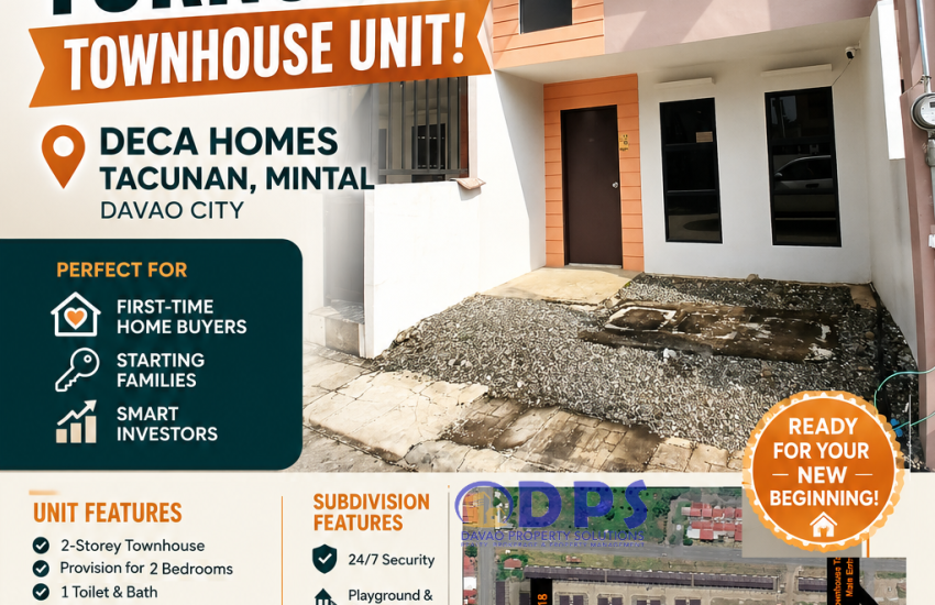 Home 11 for assume deca tacunan townhouse - Davao Property Solutions