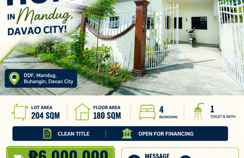 Home 8 4BR HOUSE FOR SALE IN MANDUG - Davao Property Solutions