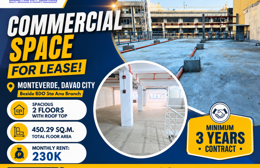 Home 6 Commercial space for rent in monteverde davao - Davao Property Solutions