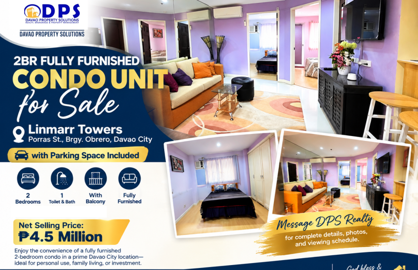 Home 1 DPS260089 2BR LINMARR 1 - Davao Property Solutions