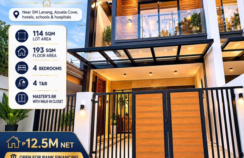 Home 7 NOVAtierra Lanang Townhouse for Sale0.1 - Davao Property Solutions