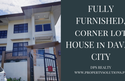 257sqm Fully-Furnished House for Sale in Davao City
 Corner ...