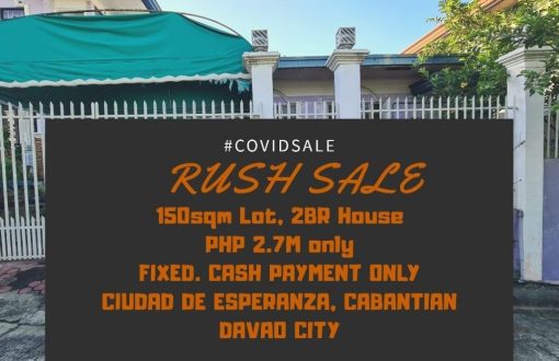 #RealEstates #OnSale #RushSale
 #House and Lot in Davao City...