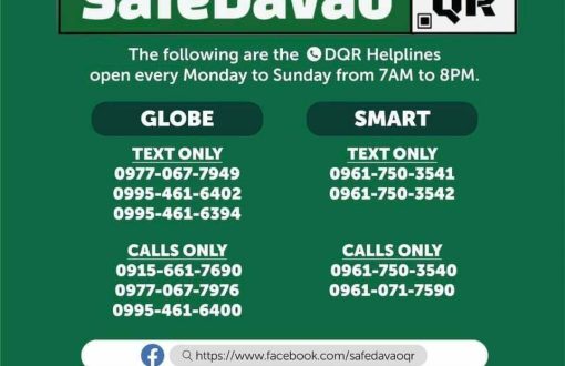 DAVAO CITY PUBLIC ADVISORY 
 The DQR registration for INDIVI...