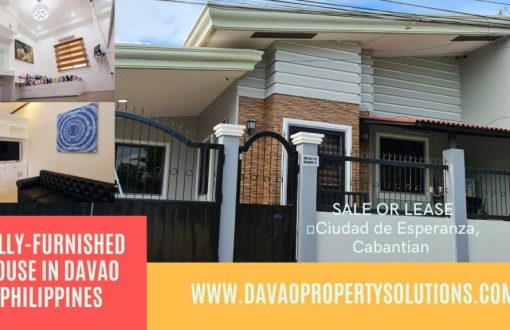 Fully Furnished For Sale or Rent House in Davao City, 3 BR, 2TB