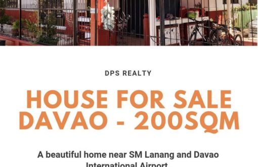 Just listed.
 Lot Area: 200sqm
 Floor Area: 90sqm
 3BR 2TB
 ...