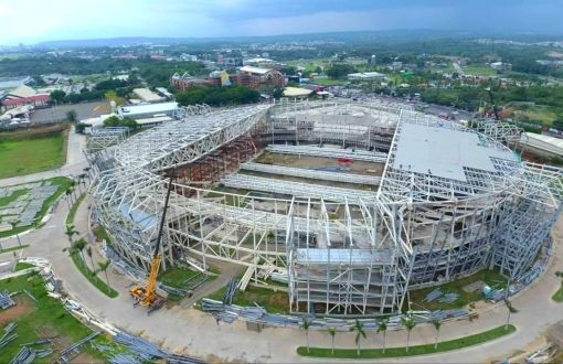 Pastor Apollo C. Quiboloy sets foot on the KINGDOME's roof.
...