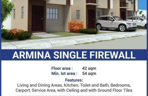 HOUSE MODEL OF THE DAY: ARMINA SINGLE FIREWALL 
 FLOOR AREA:...