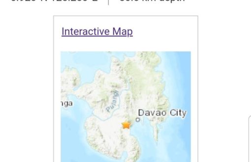 Earthquake in Mindanao, Philippines