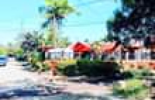 Image may contain: sky, tree, house, cloud, outdoor and nature