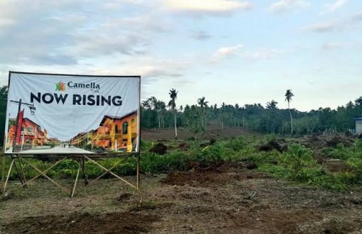 Camella Toril in Full-swing Development!
Rising in Brgy Bato...